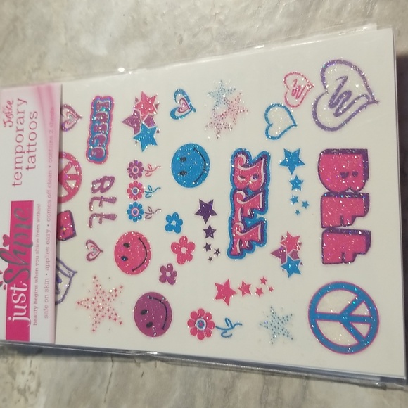 New 3 packs of Justice Temporary tattoos - Picture 2 of 2